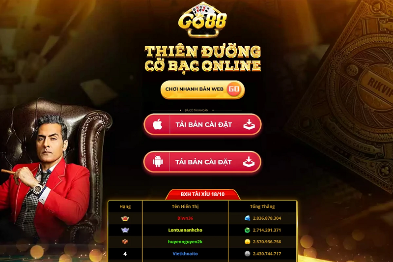 Tải Go88 dễ dàng thực hiện trên cả iOS lẫn Android